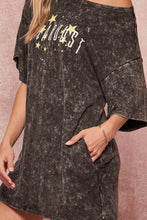 Load image into Gallery viewer, Stardust Vintage-Wash T-Shirt Mini Dress