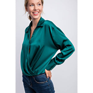 Kai Satin Blouse