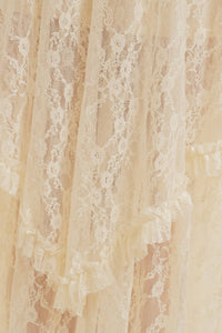 LAYERED FLORAL MIDI SKIRT