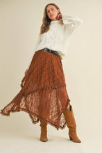 Load image into Gallery viewer, Layered Lace Midi Skirt
