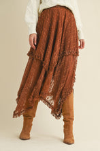 Load image into Gallery viewer, Layered Lace Midi Skirt
