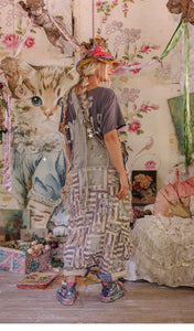MP Patchwork Frankie Luna Stripe Overalls 162