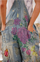 Load image into Gallery viewer, MP Night Garden Benjamin Wide Leg Overalls 149
