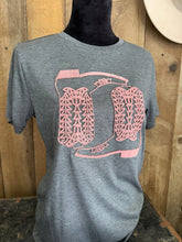 Load image into Gallery viewer, Cowboy boots stitch 3d embroidered top
