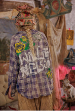 Load image into Gallery viewer, MP Willie Nelson Kelly Western Shirt Top 2970

