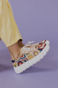 Free People Catch Me If You Can Crocheted Sneakers