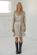 Load image into Gallery viewer, SALT Eleanor Sequin Wrap Dress
