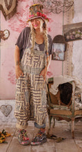 Load image into Gallery viewer, MP Patchwork Frankie Luna Stripe Overalls 162
