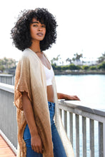 Load image into Gallery viewer, Boho Chic Ombre Kimono – Versatile Beach Cover-Up
