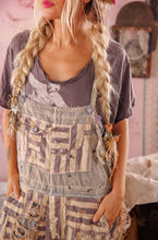 Load image into Gallery viewer, MP Patchwork Frankie Luna Stripe Overalls 162

