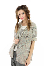 Load image into Gallery viewer, MP Twill Block Print Kelly Western Shirt 1039
