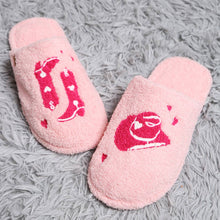 Load image into Gallery viewer, Cowboy/Cowgirl Pattern Indoor Home Slippers
