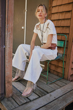 Load image into Gallery viewer, Embroidered Shoulder Western Yoke T-Shirt
