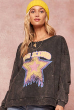 Load image into Gallery viewer, Be Kind Vintage Mineral Washed Graphic Sweatshirt
